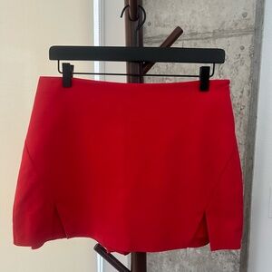 Endless Rose Cutout Skort in Red Size Large